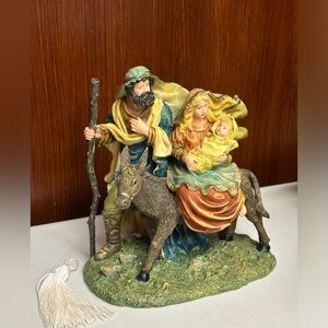 Home Interiors and Gifts Christmas Holy Family Sculpture
